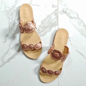 Jack Rogers | Lauren Sandal in Rose Gold | 8.5